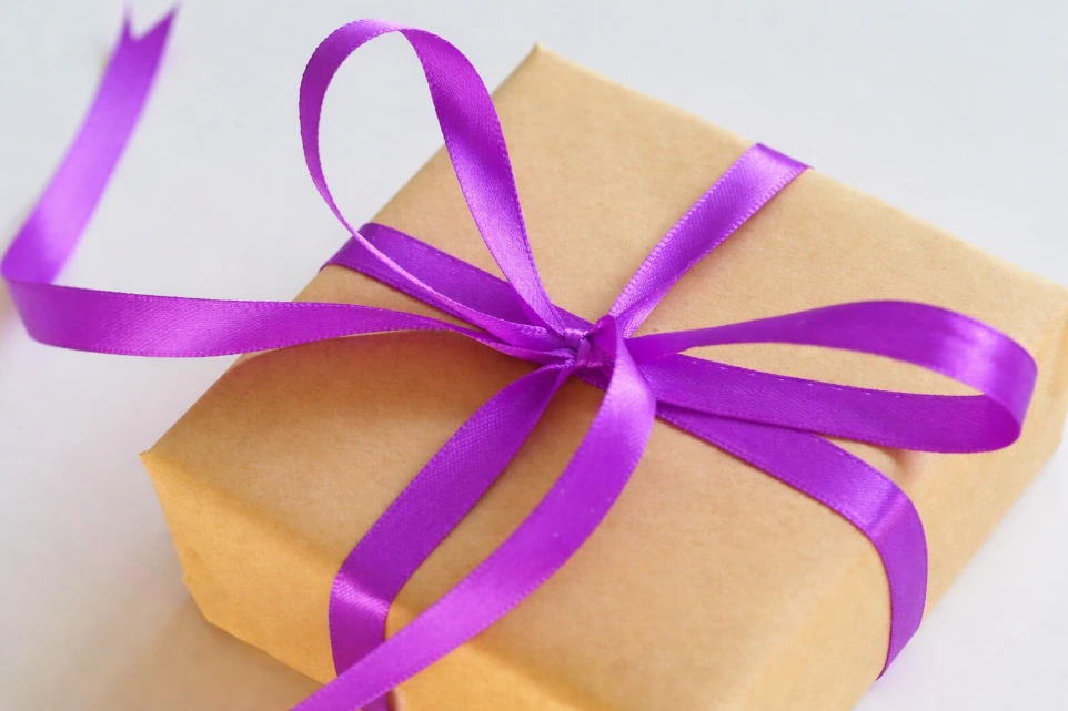 Gift well packed